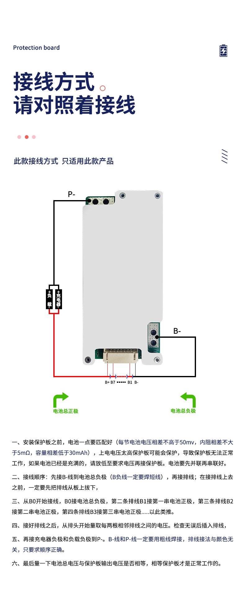 D1157 7串35A储能锂电池保护板(图2)